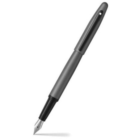 Pluma Sheaffer Vfm Gris Mate Bt Punto Mediano