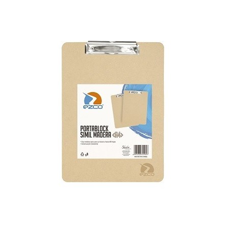 Porta Block Ezco A4 De Madera