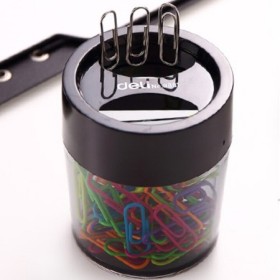 Porta Clips Deli Imantado 2 Colores Surtidos (E9881)