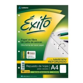 Repuesto Exito con Margen Reforzado A4 X 48H Rayado
