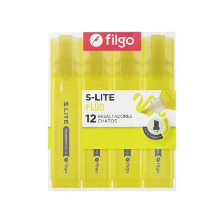 Resaltador Chato Filgo S-Lite Fluo