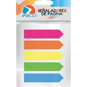 Señalador Banderita Ezco De Pagina Neon