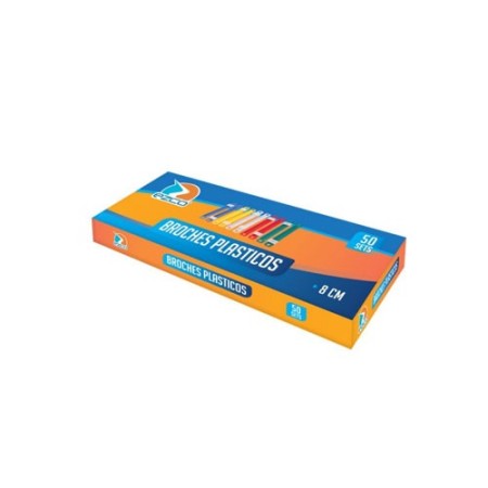 Broches Encuadernador Ezco Plastico
