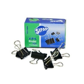 Broches Aprietas Papeles Sifap Binder 51 mm X 12 unidades