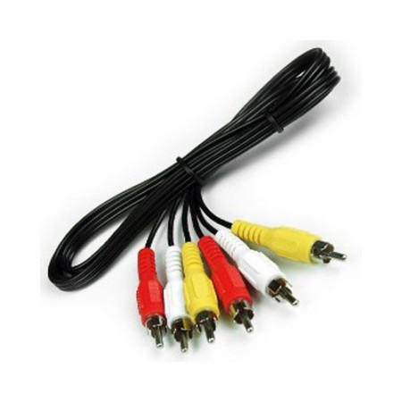 Cable Audio Video 3 Rca A 3 Rca 1.8 Mts