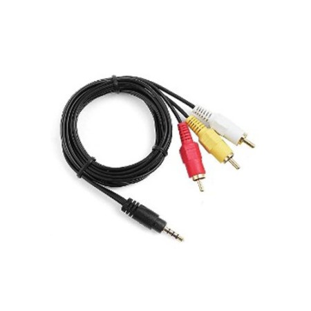 Cable Audio 1 Plug 3.5Mm A 3 Rca 1.8M