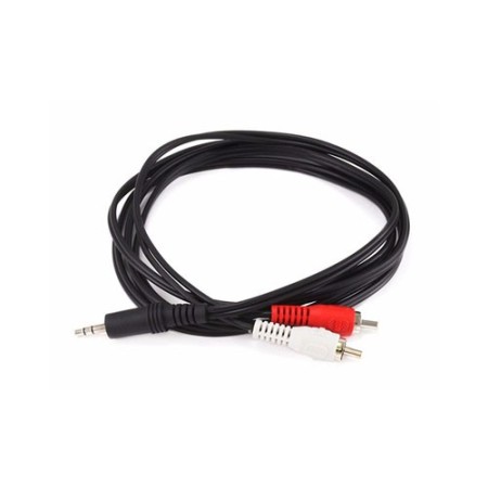 Cable Audio 1 Plug 3.5Mm A 2 Rca 1.8M