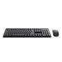 Kit mouse y teclado inalámbricos Trust Ody II negro 25020