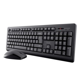 Kit teclado y mouse Trust Primo negro 25433