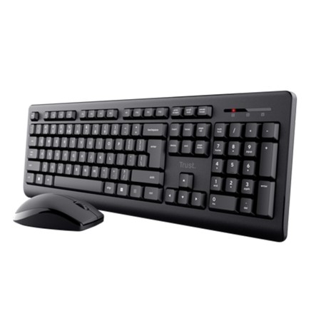 Kit teclado y mouse Trust Primo negro 25433