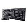 Kit teclado y mouse Trust Primo negro 25433