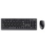 Kit teclado y mouse Trust Primo negro 25433