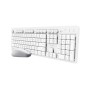 Kit teclado y mouse Trust Ody II blanco 25467