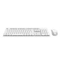 Kit teclado y mouse Trust Ody II blanco 25467