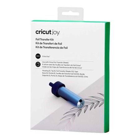 Kit Foil Transfer Cricut Joy con carcasa y hojas metalicas 2009056