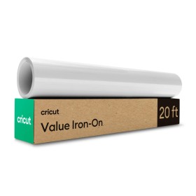 Vinilo Termotransferible Cricut Value Iron-On Blanco 12 x 20