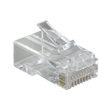 Cable de red Actassi UTP CAT 5E PULL THR PLUG PK 10