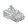 Cable de red Actassi UTP CAT 5E PULL THR PLUG PK 10