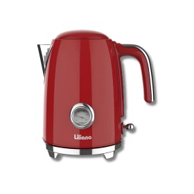 Pava Electrica Liliana AP990R Roja 1.7L con Termometro 2000W