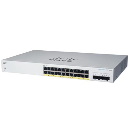 Switch Cisco Business CBS220-24P-4G 24 Puertos PoE + 4 SFP