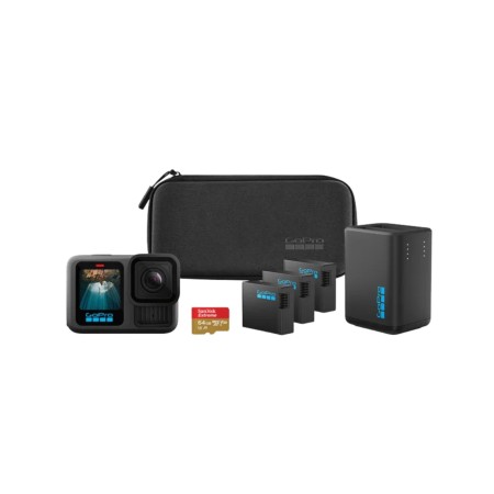 Camara GoPro Hero 13 Black Extended Power Bundle 3 Baterias MicroSD CHDRB-134-TH