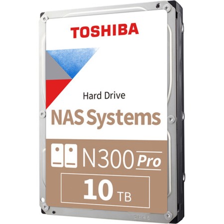 Disco Rigido Toshiba N300 Pro 10TB NAS SATA 7200RPM