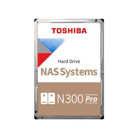 Disco Rigido Interno Toshiba 22TB N300 PRO NAS SATA III 3,5" 7200RPM HDWG82CXZSTB