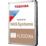 Disco Rigido Interno Toshiba N300 PRO 24TB NAS SATA 3.5" 7200RPM CMR