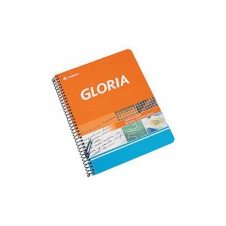 Cuaderno Gloria Tapa Flexible  16 X 21  X 24 Hojas Cuadriculado