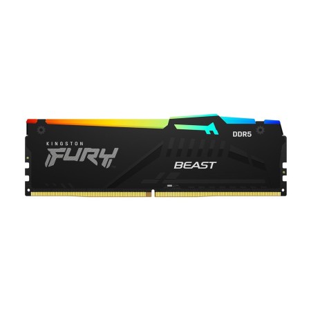 Memoria RAM Kingston 16GB DDR5 5600Mhz Fury Beast Black RGB