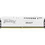 Memoria RAM Kingston 16GB DDR5 5600Mhz Fury Beast White