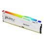 Memoria RAM Kingston 16GB 6800Mhz Fury Beast White RGB DDR5 para PC