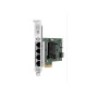 Placa Red Hpe Pcie 4 Puertos Base-t Ethernet 1 Gb