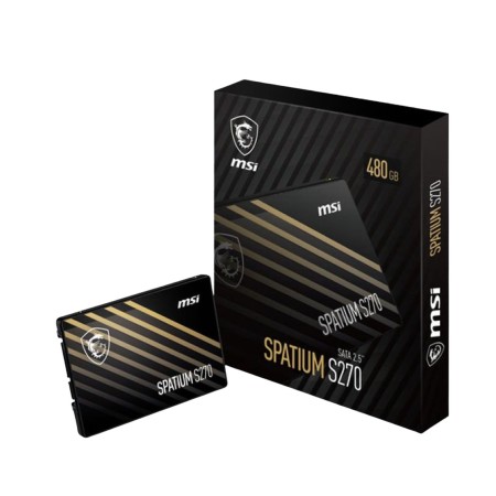 Disco Solido Interno SSD MSI Spatium S270 480GB Sata 6.0Gb/S S78-440E350-P83