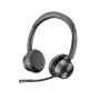 Auriculares estereo Poly Blackwire 8225 con adaptador USB-C/A 8X225AA