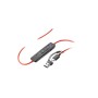 Auriculares estereo Poly Blackwire 8225 con adaptador USB-C/A 8X225AA