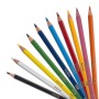 12 Lapices De Colores Largos Bic Evolution + 4 Grafitos Negros
