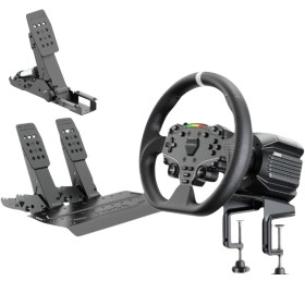 Kit Sim Racing Moza R5 Pro 6Nm Direct Drive Volante Pedales RS105 y Embrague RS107