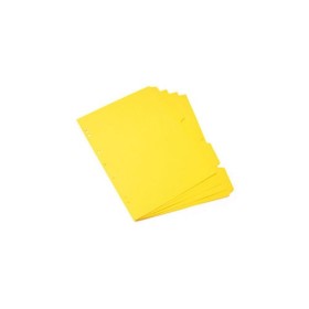 Separador De Cartulina Ape 5 Posiciones Oficio Amarillo