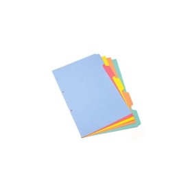 Separador De Cartulina Ape 5 Posiciones A4 Colores Surtidos