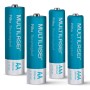 2 Pilas Recargable Multilaser AA - 2500Mah