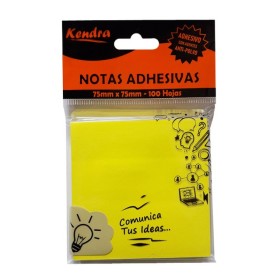 Notas Autoadhesivas Kendra 75 X 75 X 100 Amarilla