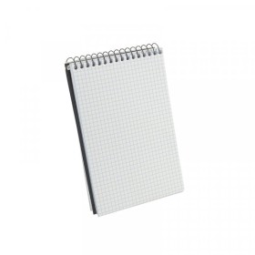 Block Gloss A6 Esquelita con Espiral Cuadriculado 80Hjs