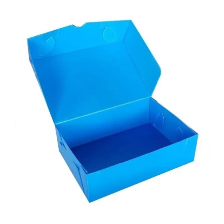 Caja Archivo Plastica Oficio 12 36X25X12 Azul