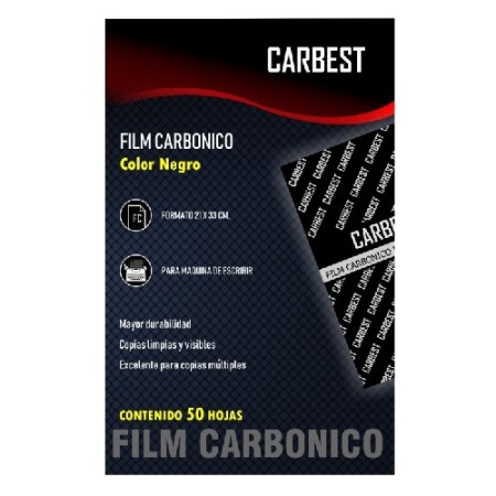 Carbonico Carbest Film Negro X 50 Unidades