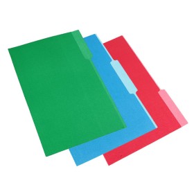 Carpeta De Cartulina Nepaco Interna Para Colgante 3 Posiciones Verde Agua