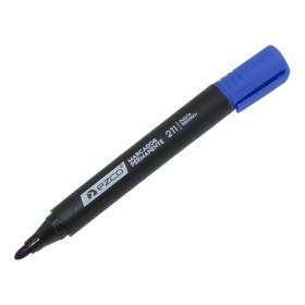 Marcador Ezco Permanente 211 Azul Punta Redonda