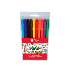 Marcadores Escolar Filgo x 10 Unidades
