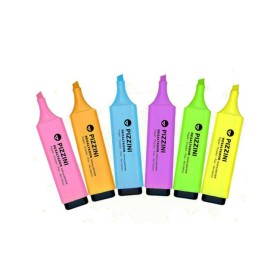 Resaltador Pizzini Al Agua 1280 Punta Biselada Celeste