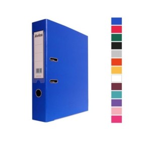 Bibliorato Pvc Avios A4 - Lomo Angosto Azul